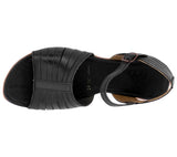 Womens #1020 Black Authentic Mexican Huaraches - Open Toe