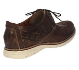 Mens 1981 Brown Authentic Mexican Huarache Real Leather Lace Up
