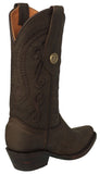 Womens Jane Brown Western Boots Leather - Snip Toe