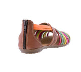Womens #222 Rainbow Authentic Mexican Huaraches - Open Toe