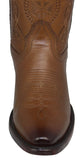 Womens Jane Light Brown Western Boots Leather - Snip Toe