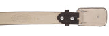 Dark Brown Western Cowboy Belt Solid Grain Leather - Rodeo Buckle