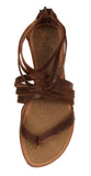 Womens Authentic Huaraches Real Leather Sandals Cognac - #236