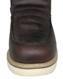 Mens 300RA Brown Work Boots Leather Zipper - Soft Toe