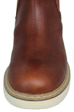 Mens #100RA Chedron Work Boots Leather Elastic Gusset  - Soft Toe