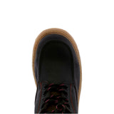 Mens T10W2 Dark Brown Leather Work Boots Slip Resistant Soft Toe