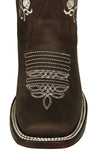 Womens Bailey Brown Western Boots Leather - Square Toe