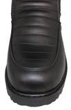Mens 300TR Black Work Boots Leather Zipper - Soft Toe