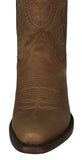 Womens Jane Light Brown Western Boots Leather - Snip Toe