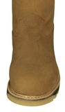 Mens 710SA Light Brown Work Boots Leather Pull On - Soft Toe