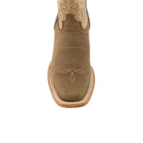 Womens Jesse Sand Western Cowboy Boots Leather - Square Toe