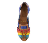 Womens #113 Rainbow Authentic Mexican Huaraches - Closed Toe