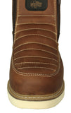 Mens 300RA Light Brown Work Boots Leather Zipper - Soft Toe