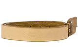 Honey Brown Western Cowboy Leather Belt Classic Embroidery - Rodeo Buckle
