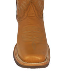 Mens Buttercup Western Wear Leather Cowboy Boots - Square Toe