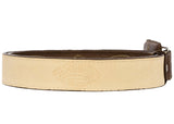 Brown Western Cowboy Leather Belt Classic Embroidery - Rodeo Buckle