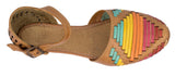 Womens #112 Rainbow Authentic Mexican Huaraches - Closed Toe