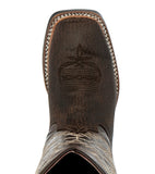 Kids Toddler Western Cowboy Boots Smooth Square Toe Brown - #108