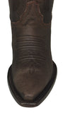 Womens Alexa Brown Western Boots Leather - Snip Toe