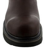 Mens S700RA Brown Durable Leather Construction Steel Toe Work Boots
