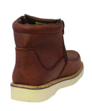Mens 300RA Chedron Work Boots Leather Zipper - Soft Toe