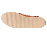 Womens Authentic Huaraches Real Leather Platform Sandals Cognac - #104
