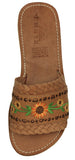 Womens 044 Light Brown Authentic Mexican Huaraches - Open Toe