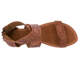 Womens Light Brown Authentic Mexican Huarache Sandals Open Toe - #F203
