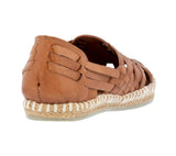 Womens #106 Light Brown Authentic Mexican Huaraches - Closed Toe