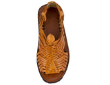 Mens Pachuco Orange Authentic Mexican Huaraches - Open Toe