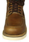 Mens 650RA Light Brown Work Boots Leather Lace Up - Soft Toe