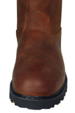 Mens 710TR Cognac Work Boots Leather Non Slip - Soft Toe