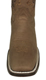 Womens Dallas Brown 2 Western Boots Leather - Square Toe