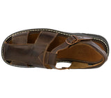 Mens #445 Brown Authentic Mexican Huaraches - Closed Toe