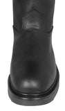 Mens 710RA Black Work Boots Leather Pull On - Soft Toe