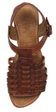 Womens #402 Cognac Authentic Mexican Huaraches - Open Toe