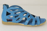 Womens #202 Blue Authentic Mexican Huaraches - Open Toe