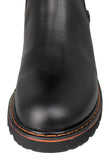 Mens 100TR Black Work Boots Leather Pull On - Soft Toe