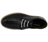 Mens #198 Black Authentic Mexican Huaraches - Closed Toe