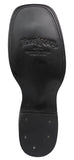 Mens #182 Natural Cowboy Boots Snake Print Leather - Square Toe