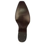 Mens #180 Honey Brown Cowboy Boots Python Snake Print - Snip Toe