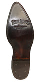 Mens #130 Brown Cowboy Boots Crocodile Tail Print - J Toe
