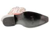 Womens Katy Baby Red Cowboy Boots Leather - Snip Toe