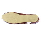 Womens #110 Cognac Authentic Mexican Huaraches - Closed Toe