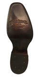 Mens Brown Cowboy Boots Crocodile Print Leather Zipper - Square Toe