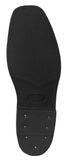 Mens Cooper Black Cowboy Boots Leather Harness - Square Toe