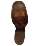 Womens Dallas Light Brown Western Boots Leather - Square Toe