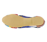Womens #113 Rainbow Authentic Mexican Huaraches - Closed Toe