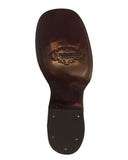 Womens #510 Dark Brown Chelsea Cowboy Boots Leather - Square Toe