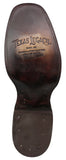 Mens #182R Brown Cowboy Boots Snake Print Zipper - Square Toe